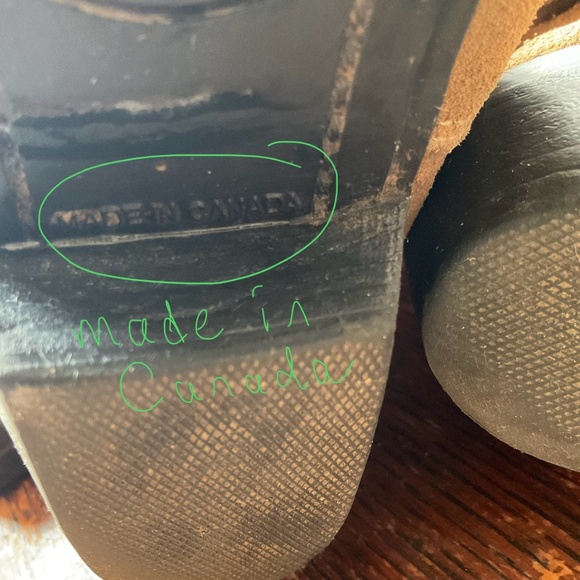 MADE IN CANADA  WOMENS  ANKLE SUEDE BOOTIES  by HENRI PIERE size  9 - Picture 4 of 6